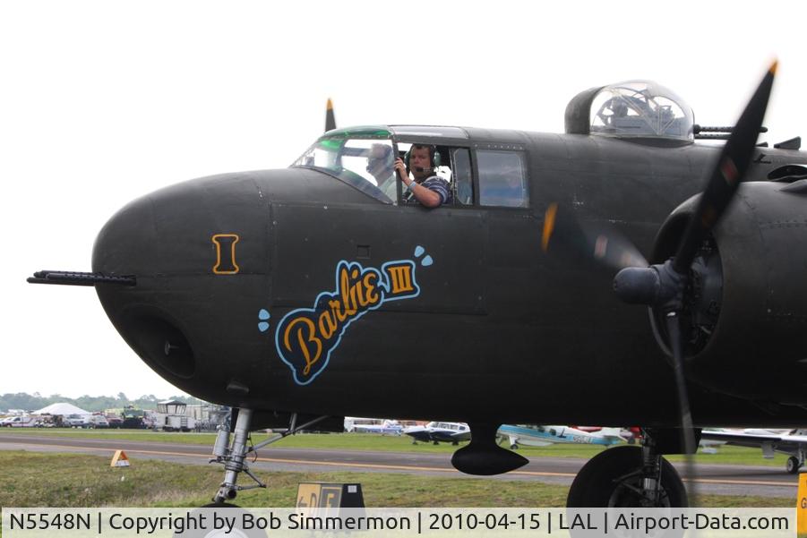 N5548N, 1943 North American B-25H Mitchell C/N 98-21107, Sun N Fun 2010