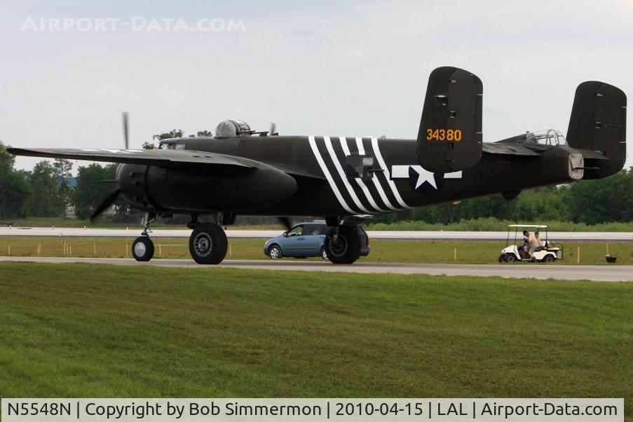 N5548N, 1943 North American B-25H Mitchell C/N 98-21107, Sun N Fun 2010