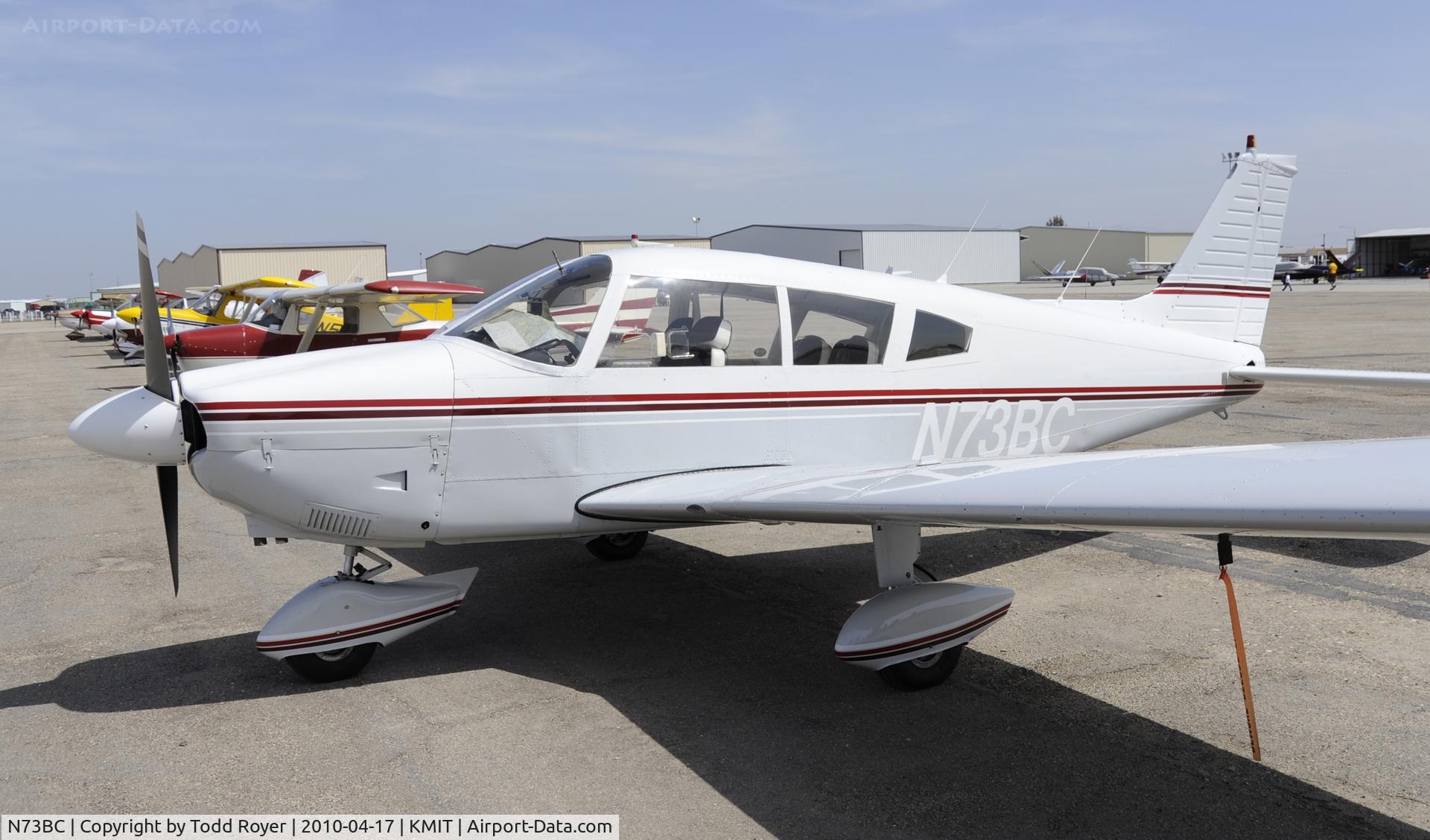 N73BC, Piper PA-28-180 C/N 28-7305263, Minter Field fly in 2010
