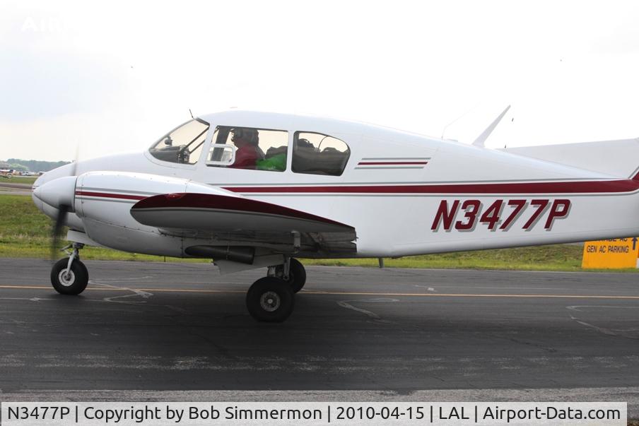 N3477P, 1958 Piper PA-23 C/N 23-1451, Sun N Fun 2010