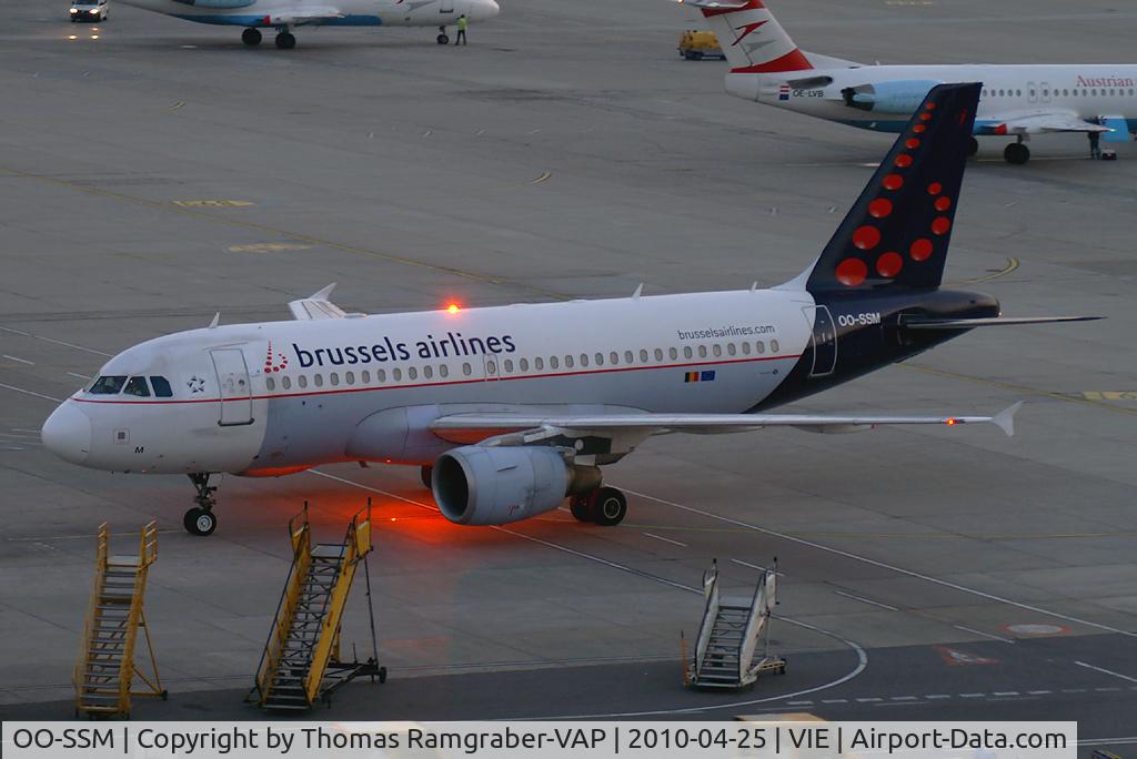 OO-SSM, 2000 Airbus A319-112 C/N 1388, Brussels Airlines Airbus A319