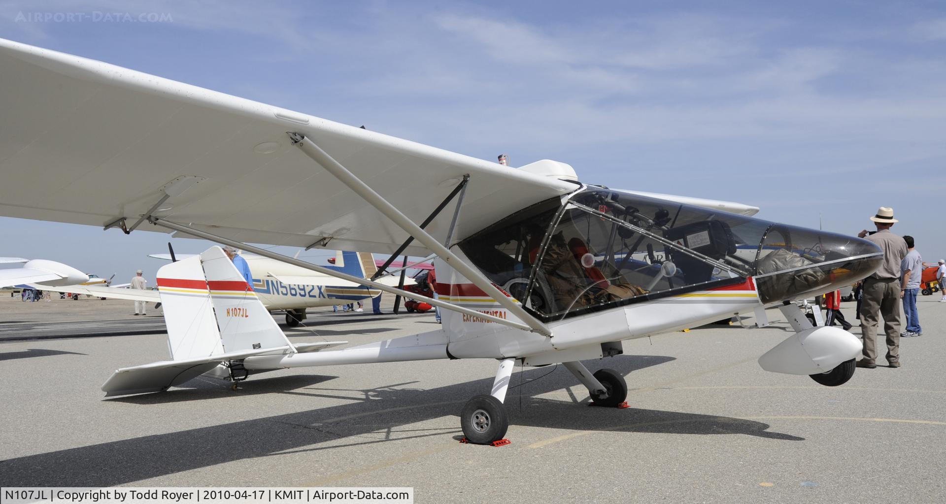 N107JL, 2005 Rans S-12 Airaile C/N 05020945, Minter Field fly in 2010