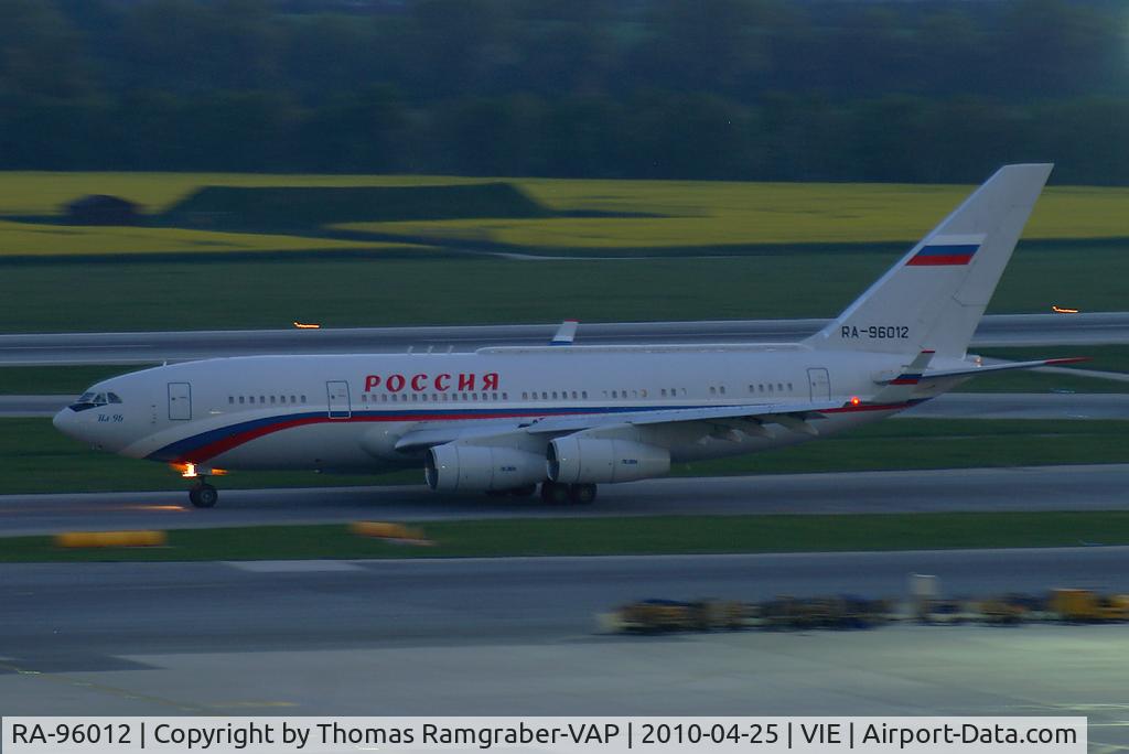 RA-96012, 1994 Ilyushin Il-96-300 C/N 74393201009, Russia - Government Ilyushin 96