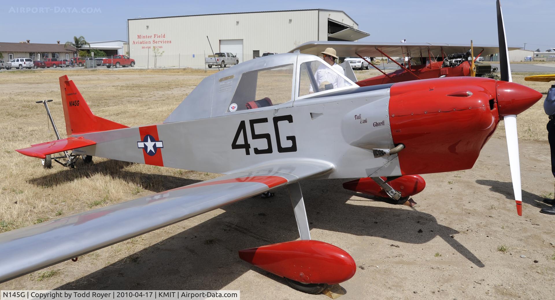 N145G, 2006 Turner T-40 C/N 1001, Minter Field fly in 2010