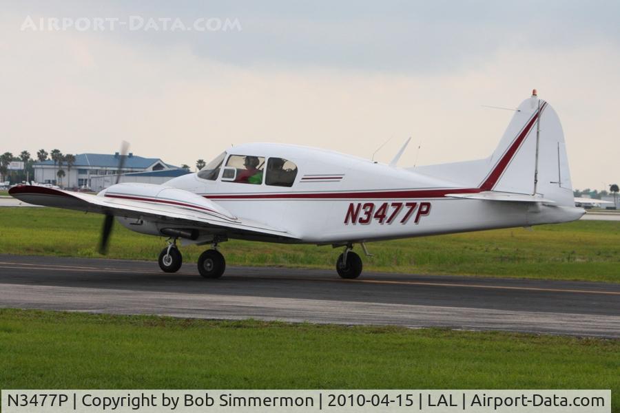 N3477P, 1958 Piper PA-23 C/N 23-1451, Departing Lakeland, FL during Sun N Fun 2010
