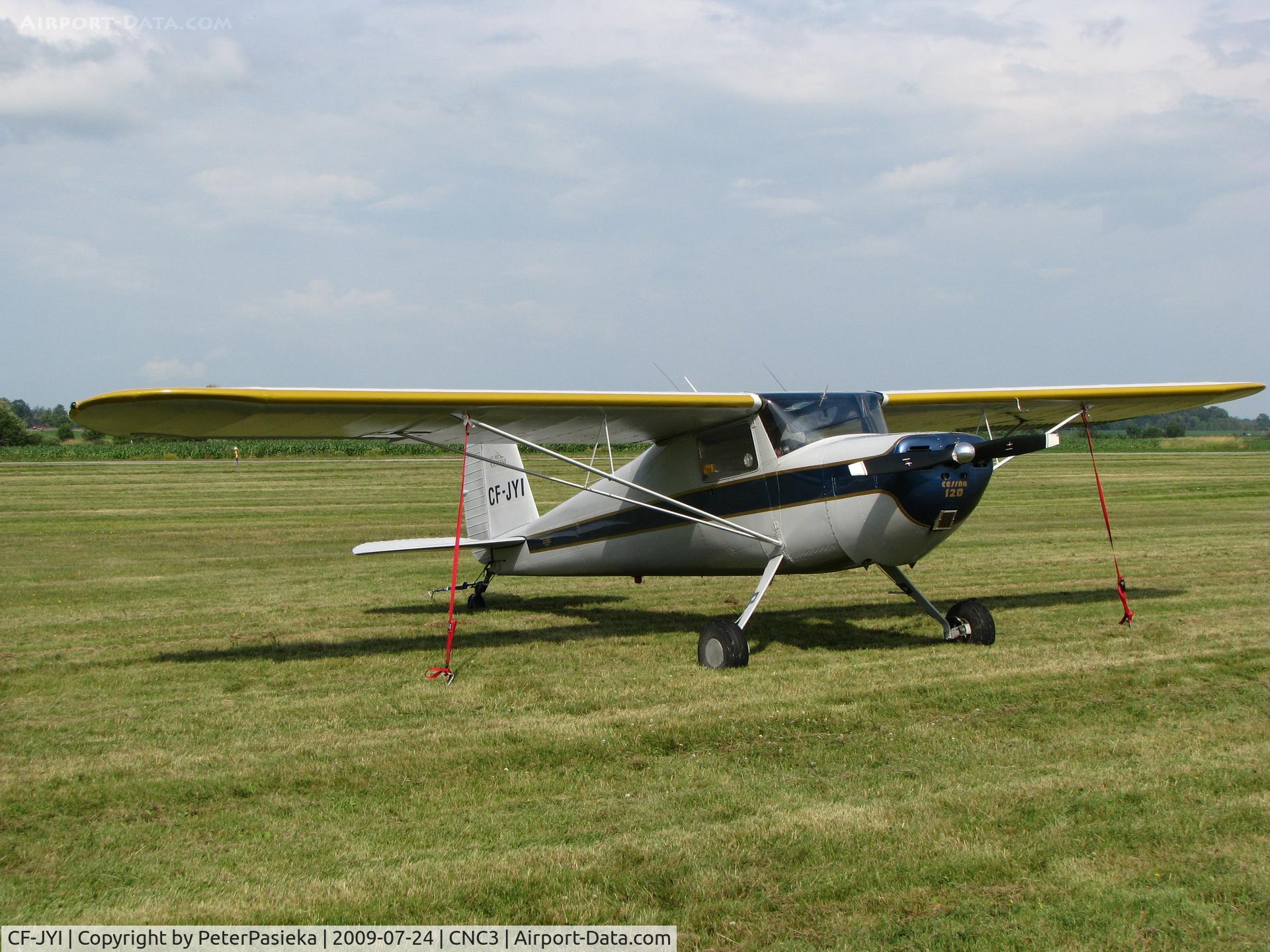 CF-JYI, 1946 Cessna 120 C/N 11490, @ Brampton Airport