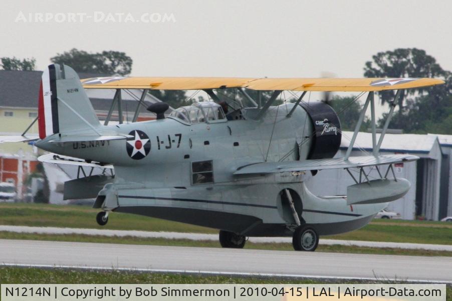 N1214N, 1945 Grumman J2F-6 Duck C/N Not found 33549/N1214N, Departing Lakeland, FL during Sun N Fun 2010