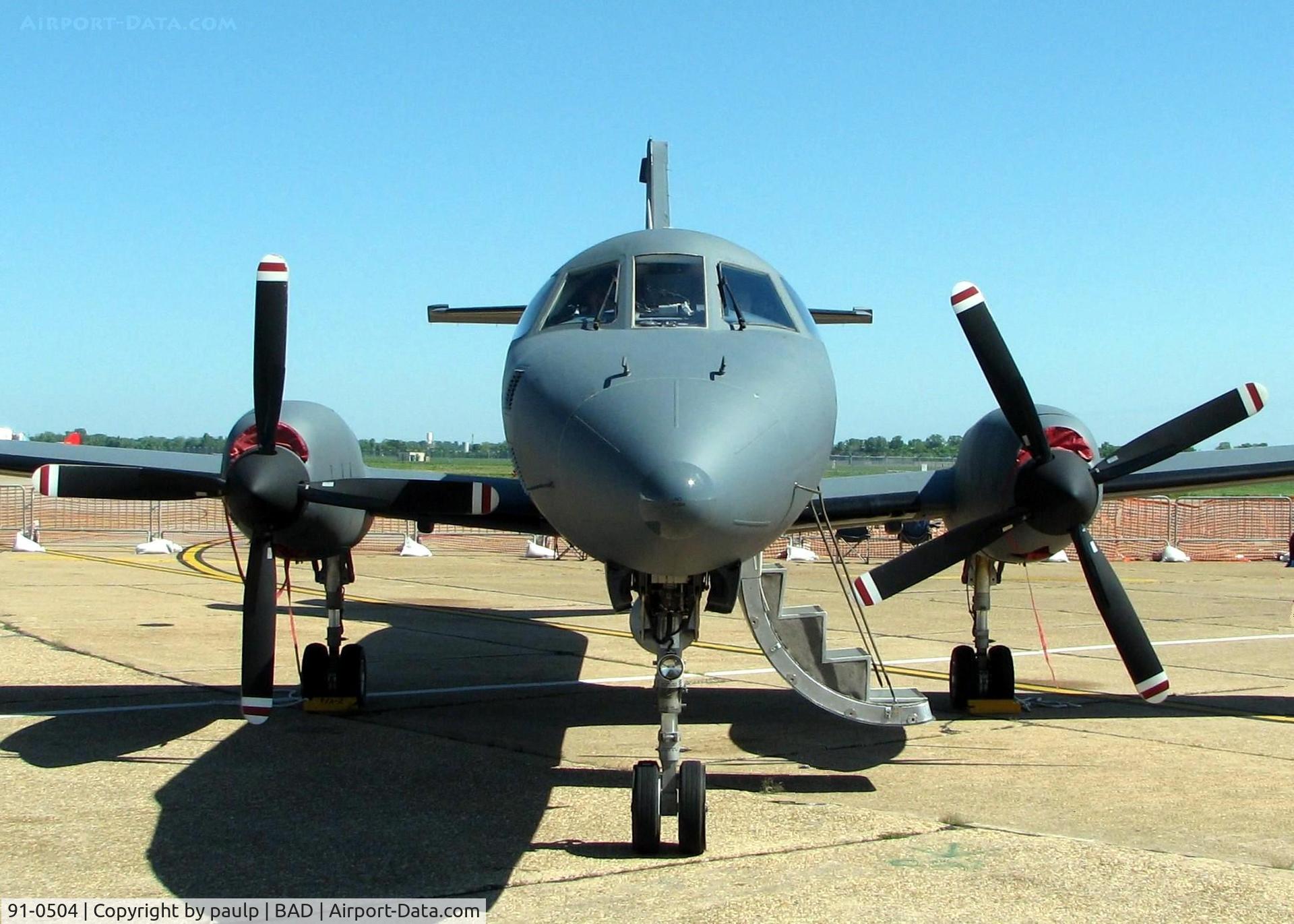 91-0504, 1992 Fairchild C-26B Metro III (SA-227BC) C/N DC-803M, At the Barksdale Air Force Base Air Show 2010.