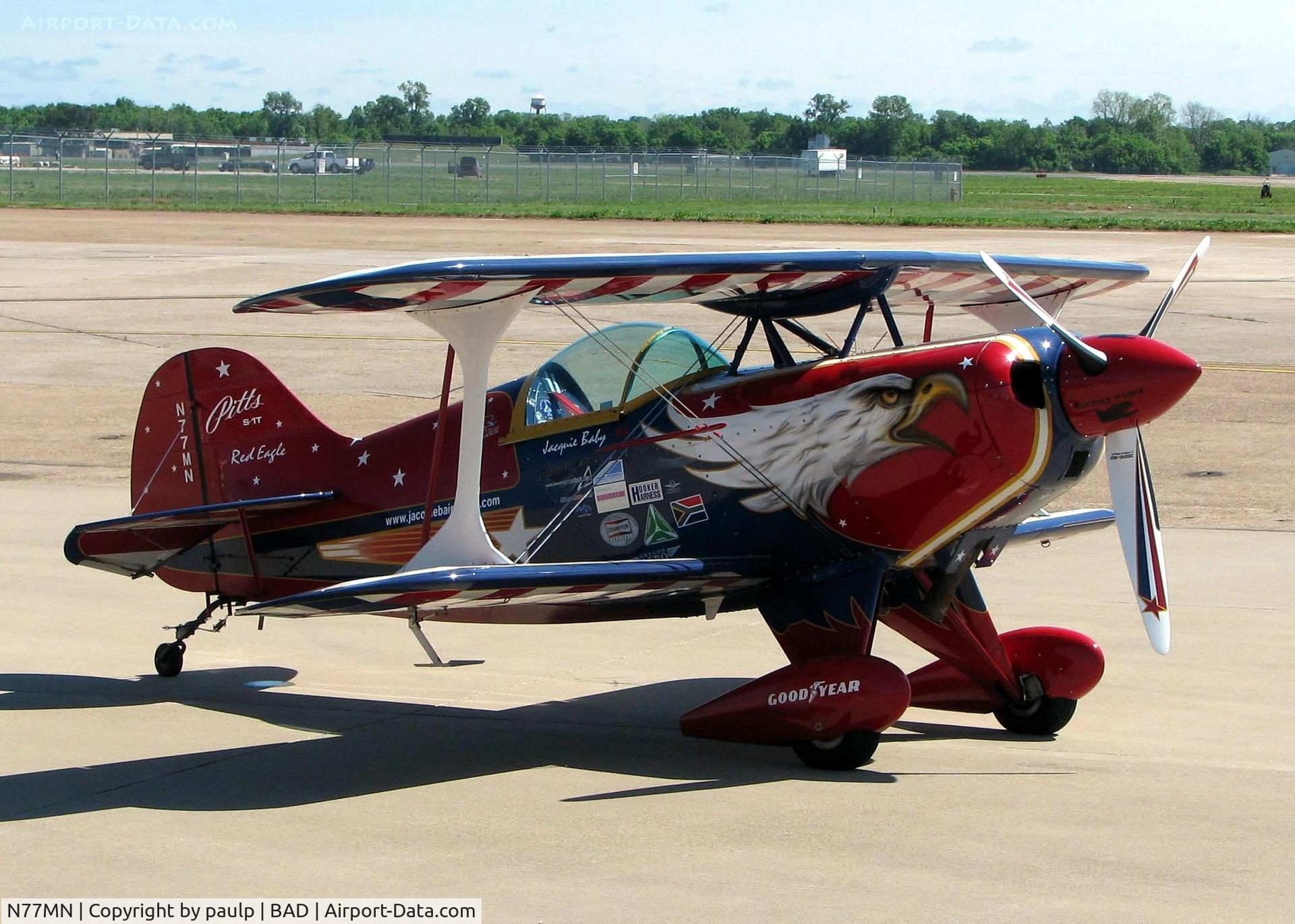 N77MN, 1986 Christen Pitts S-1T C/N 1040, Jacquie B. at the Barksdale AFB Air Show.