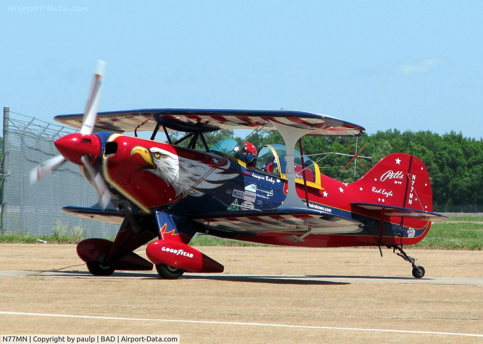 N77MN, 1986 Christen Pitts S-1T C/N 1040, Jacquie B. at the Barksdale AFB Air Show.