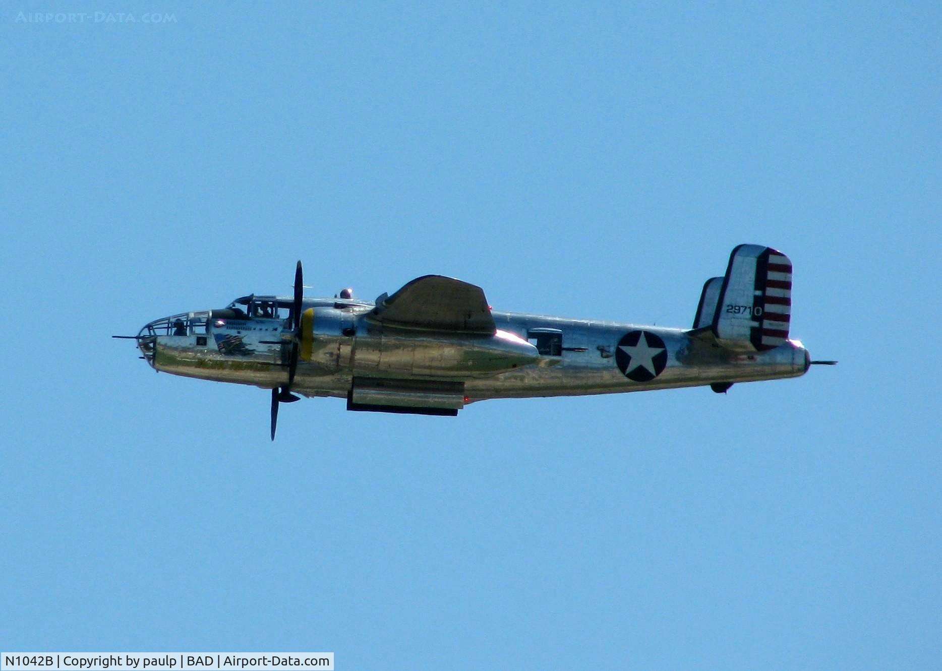 N1042B, 1944 North American B-25N Mitchell C/N 108-35148, At the Barksdale Air Force Base Air Show 2010.