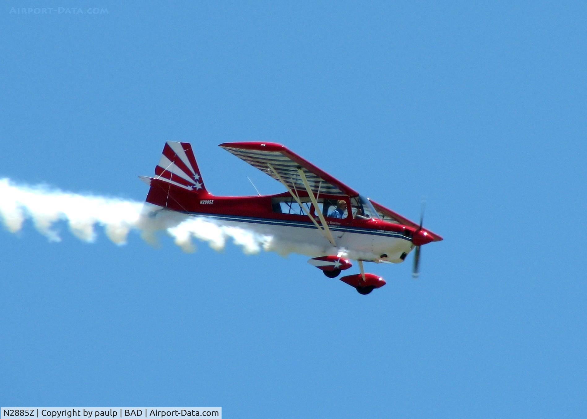 N2885Z, 1978 Bellanca 8KCAB Super Decathlon C/N 374-78, Performing at the Barksdale AFB Air Show 2010.
