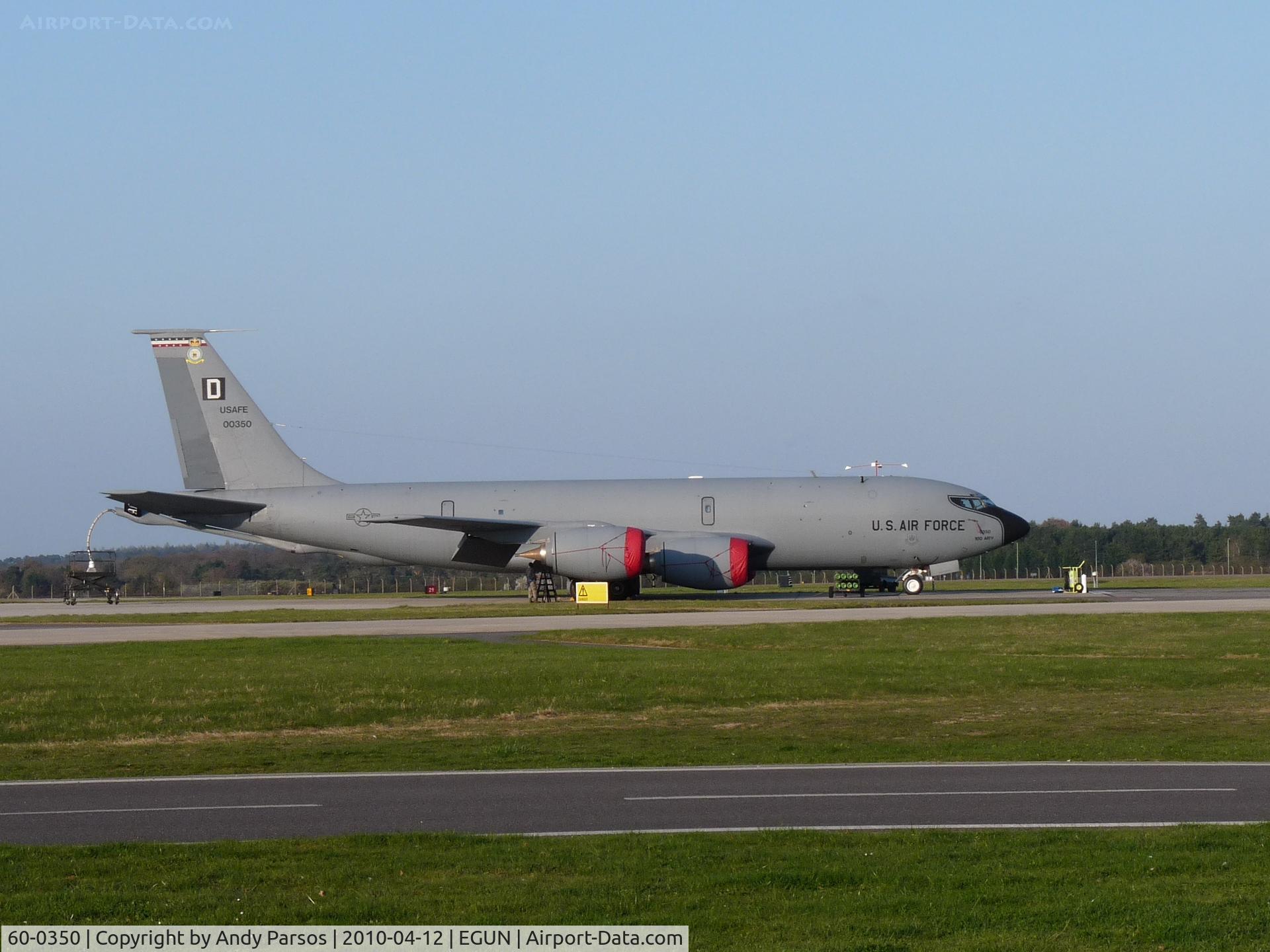60-0350, 1960 Boeing KC-135R Stratotanker C/N 18125, One of 100arw currently based tankers