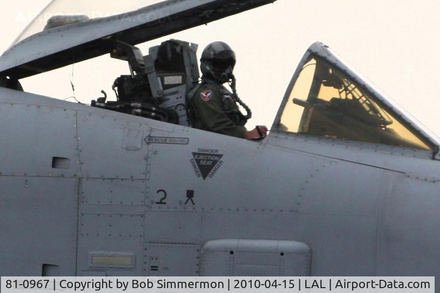 81-0967, 1981 Fairchild Republic A-10C Thunderbolt II C/N A10-0662, Sun N Fun 2010