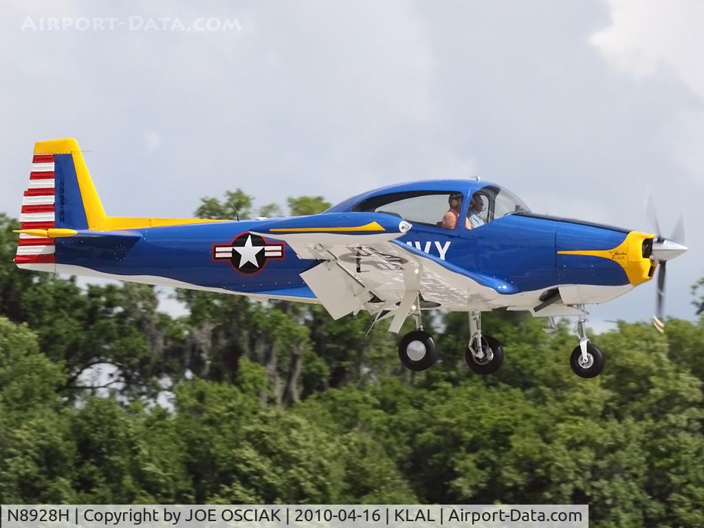 N8928H, 1946 North American Navion (NA-145) C/N NAV-4-328D, Arriving at KLAL