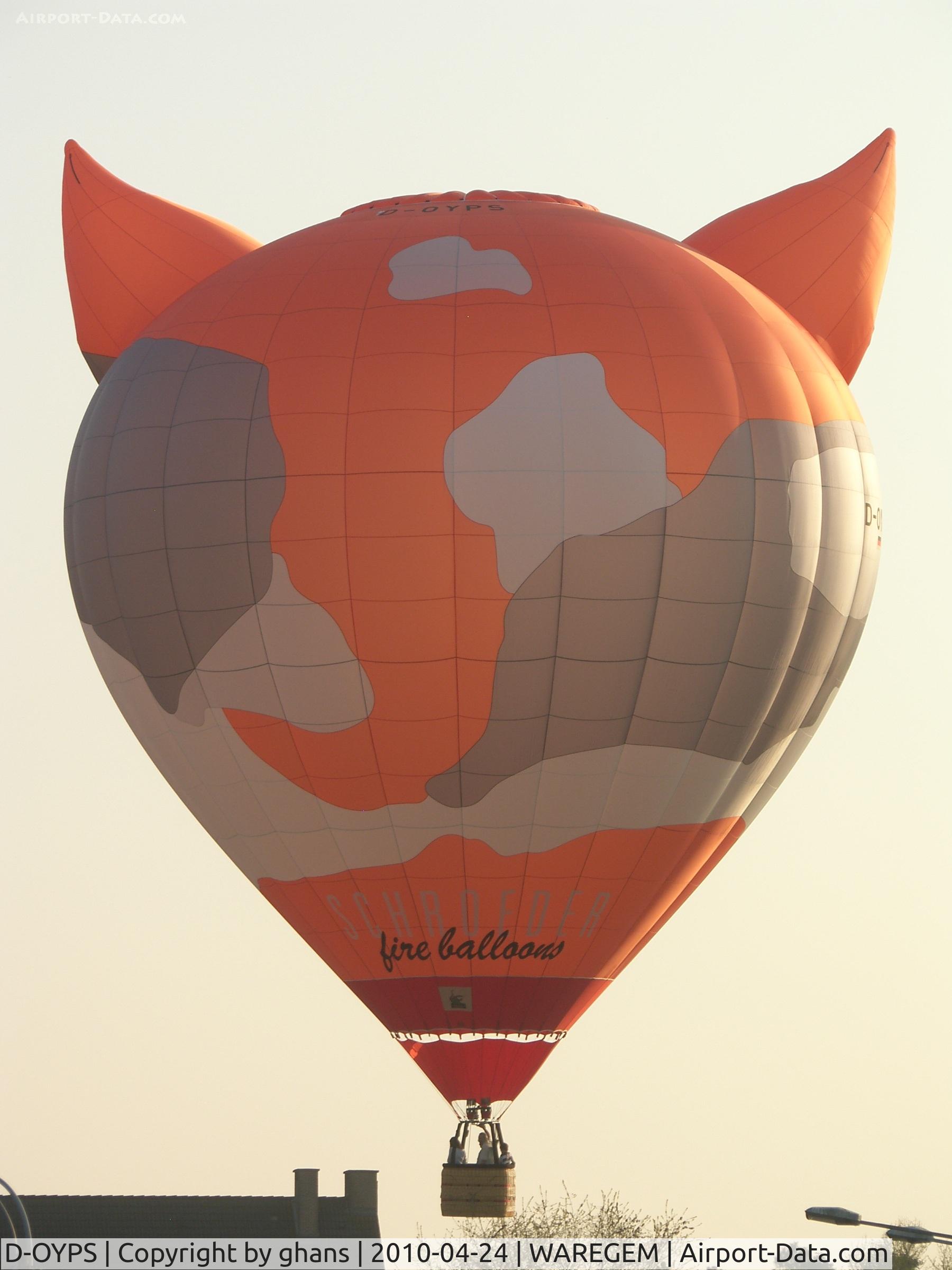 D-OYPS, 2009 Schroeder Fire Balloons 3000 C/N 1350, Waregem
