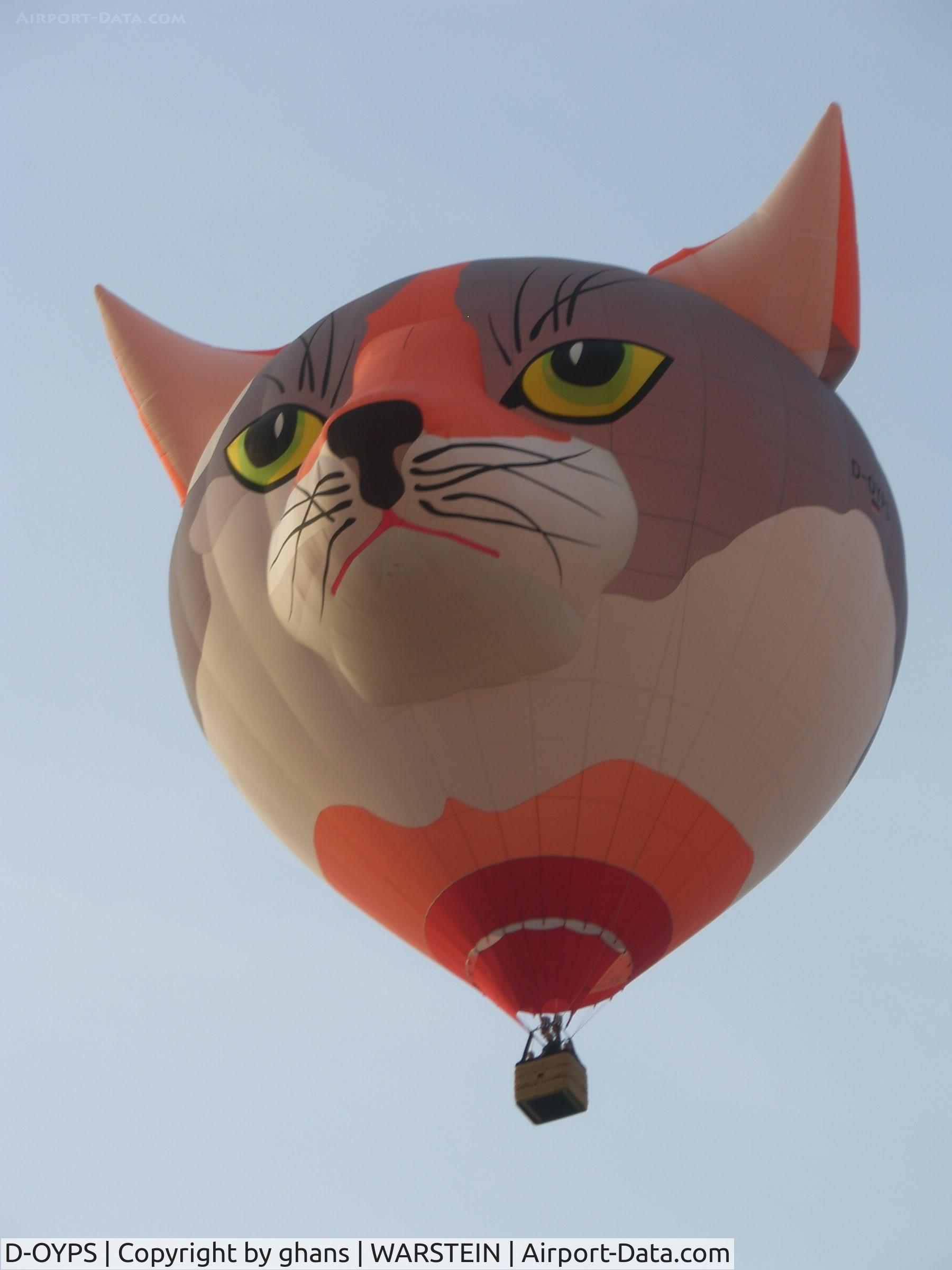 D-OYPS, 2009 Schroeder Fire Balloons 3000 C/N 1350, Katze