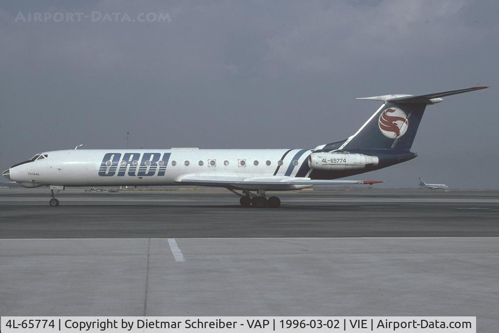 4L-65774, 1979 Tupolev Tu-134A-3 C/N 62519, ORBI Tupolev 134