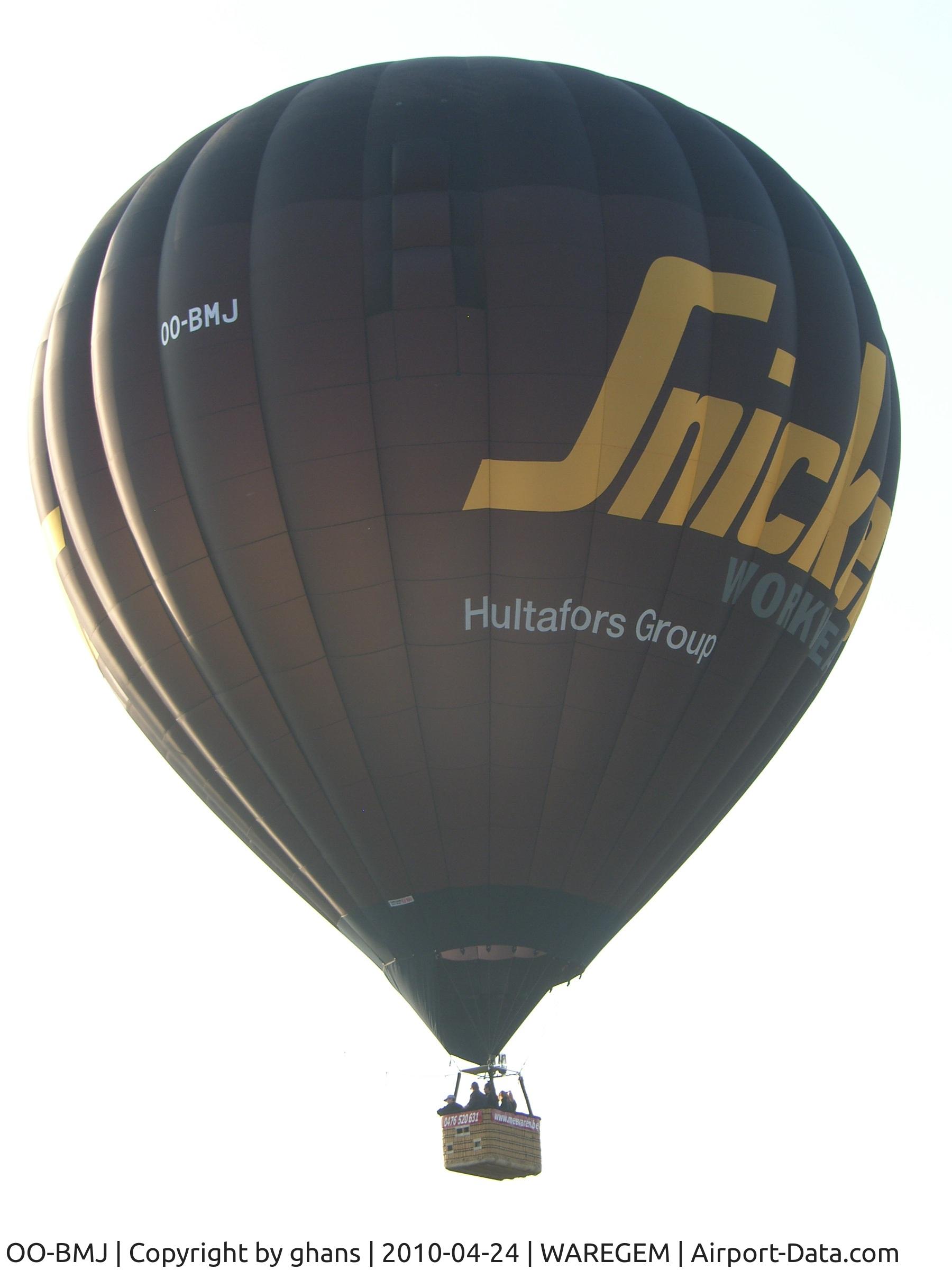 OO-BMJ, 2009 Cameron Z-160 C/N 11310, Snickers Workwear