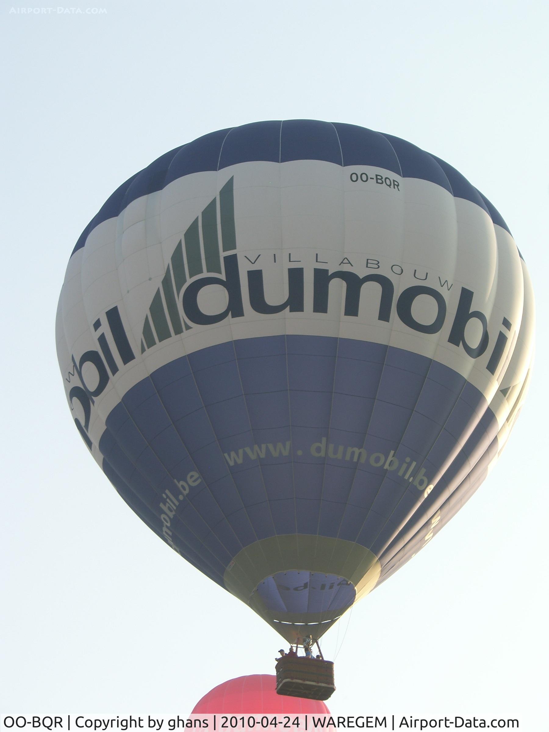OO-BQR, 2007 Cameron Z-160 C/N 11059, Dumobil