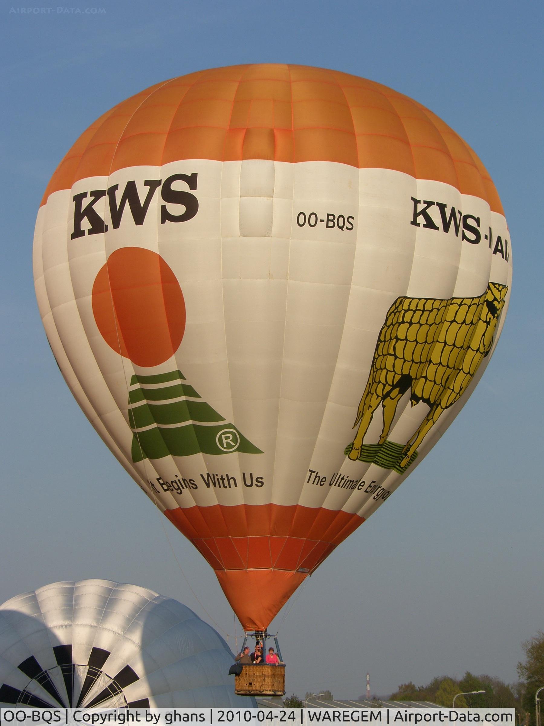 OO-BQS, 2003 Cameron Z-120 C/N 10445, Kws