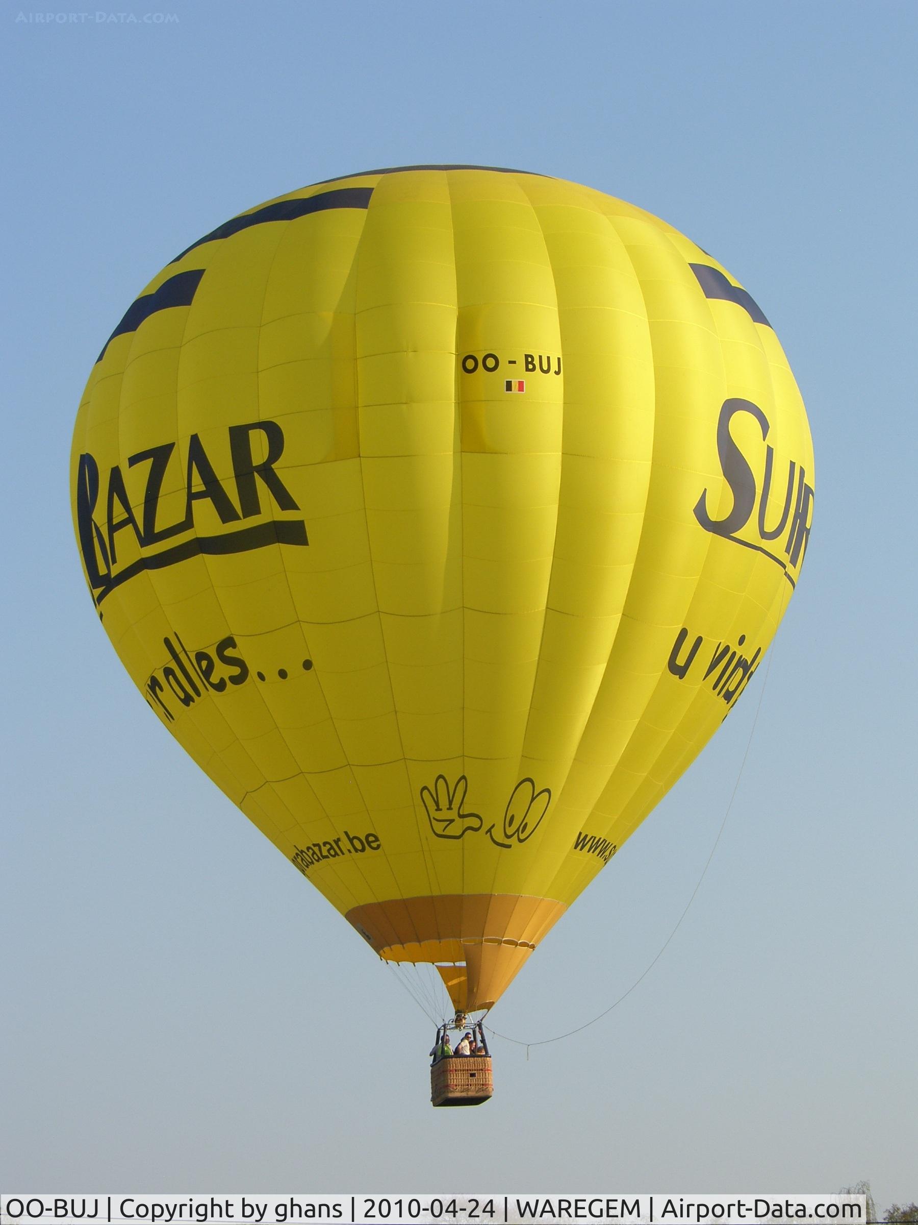 OO-BUJ, 2007 Schroeder Fire Balloons G.45/24 C/N 1249, Supra Bazar