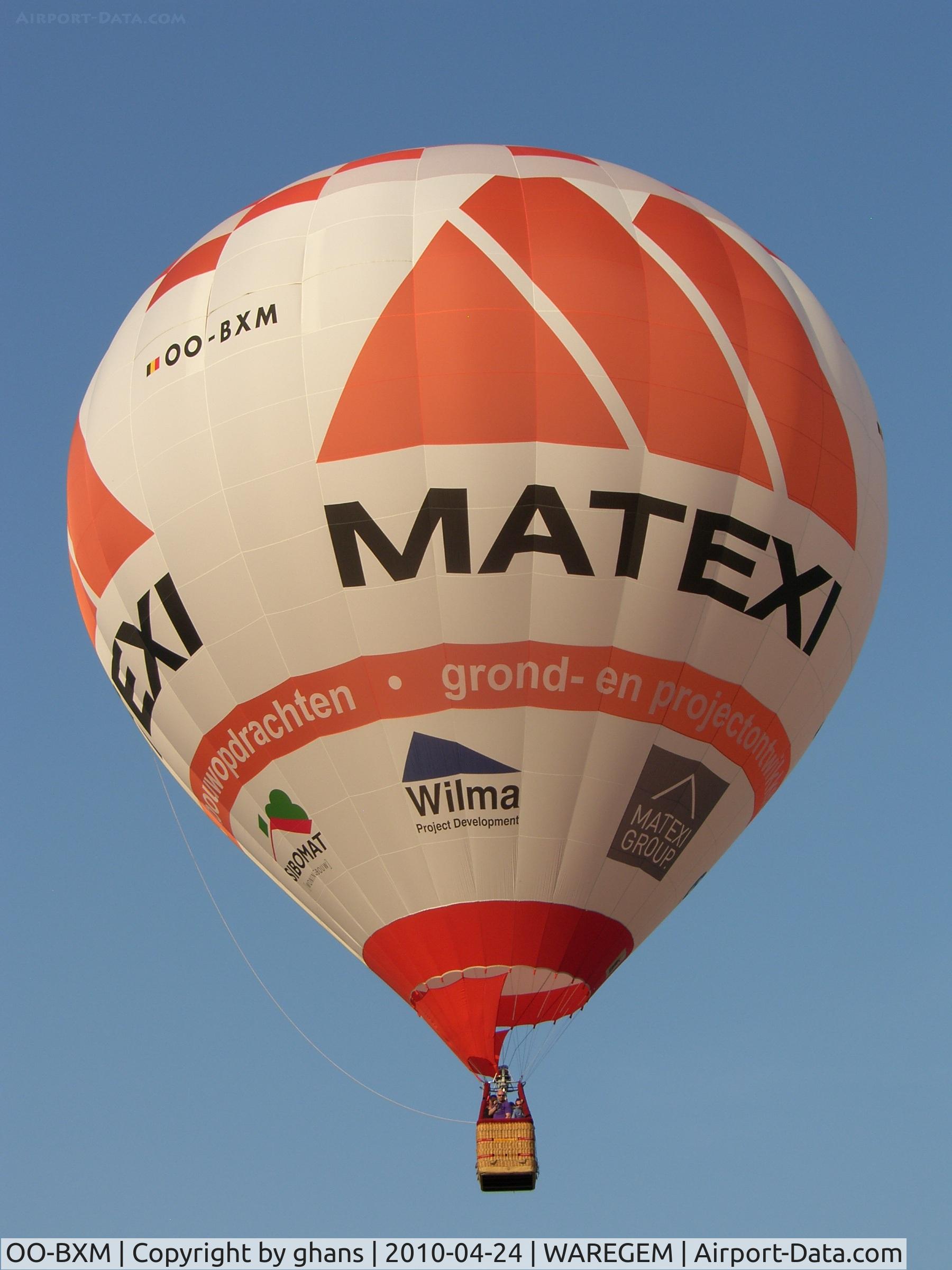 OO-BXM, 2007 Schroeder Fire Balloons G.34/24 C/N 1238, Matexi