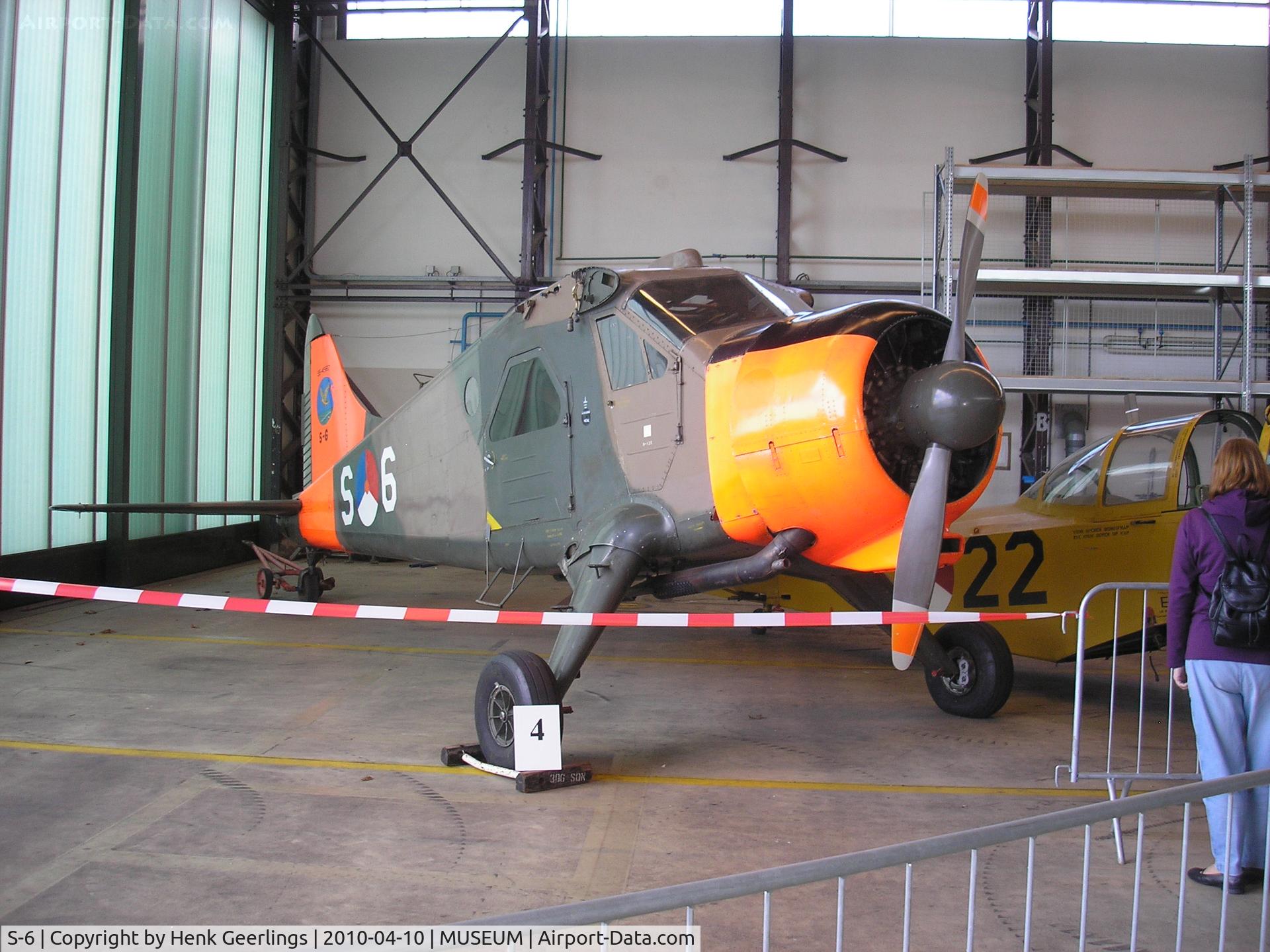 S-6, De Havilland Canada DHC-2 Beaver C/N 959, Soesterberg AF Museum , Beaver RNLAF