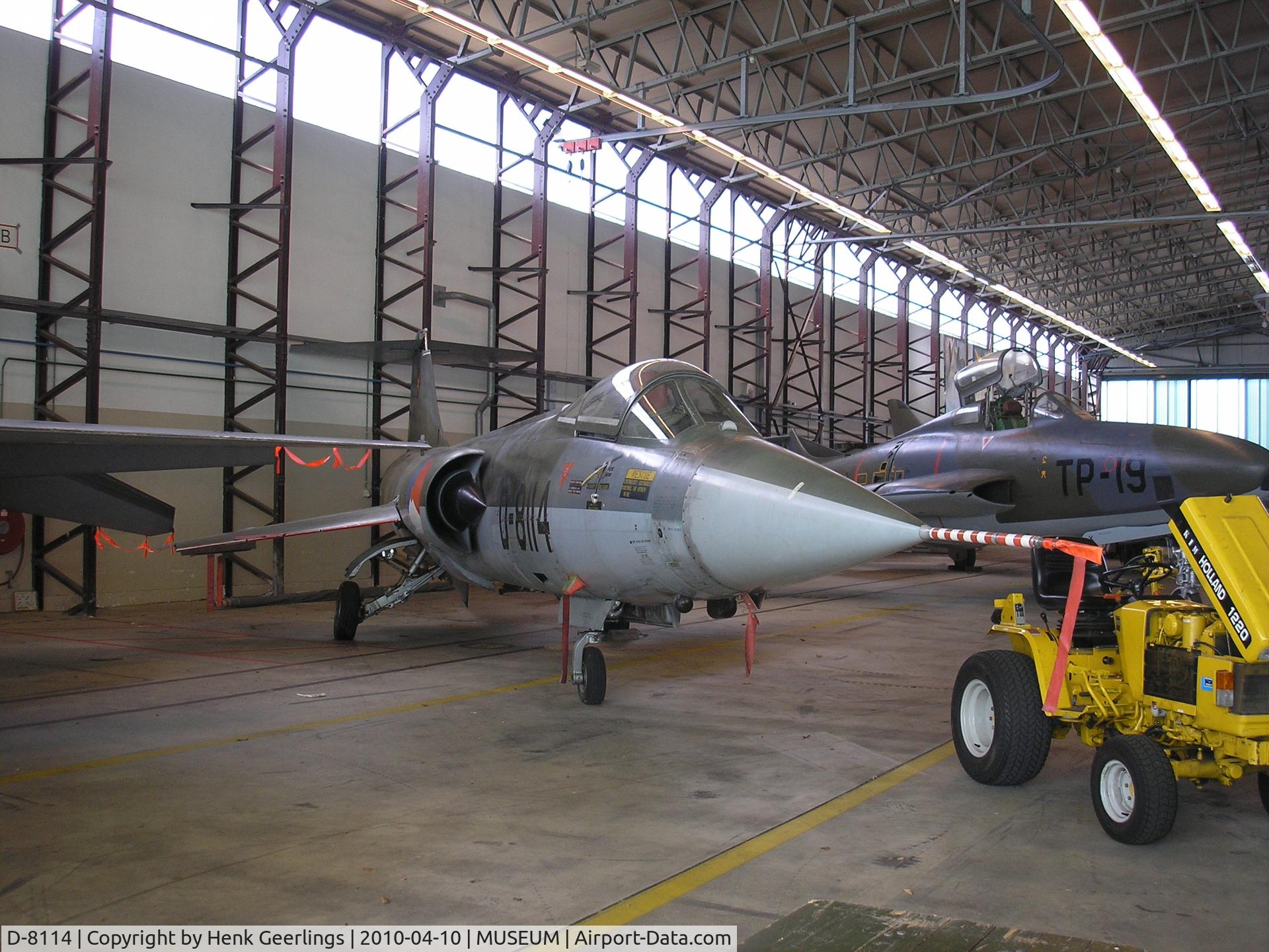 D-8114, Lockheed F-104G Starfighter C/N 638-8114, MLM , Dutch AF Museum