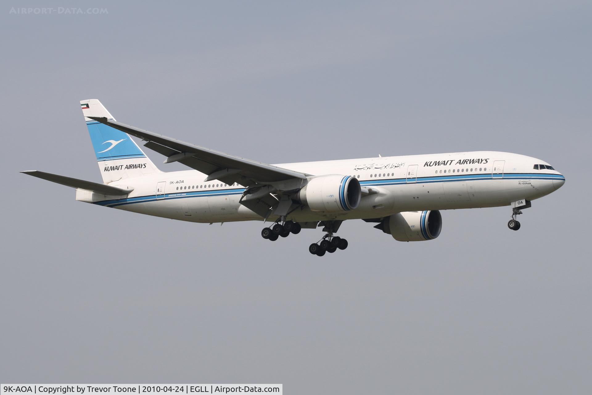 9K-AOA, 1998 Boeing 777-269/ER C/N 28743, Boeing 777-269 (ER), c/n: 28743