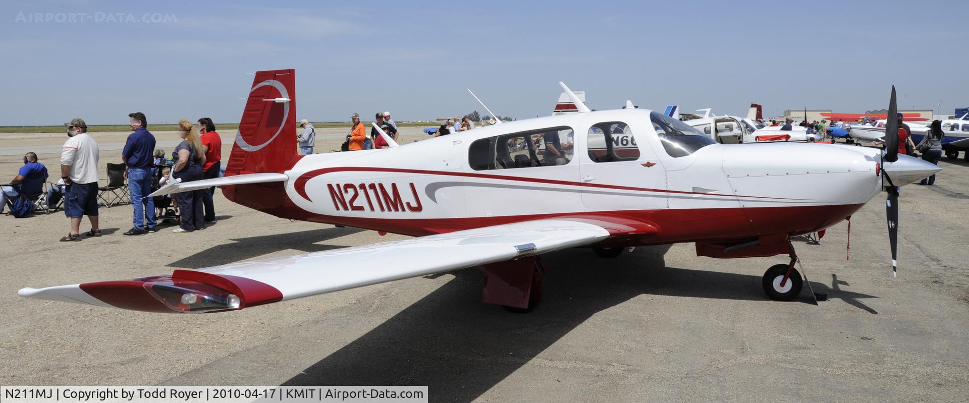 N211MJ, 1994 Mooney M20R Ovation C/N 29-0019, Minter Field fly in 2010