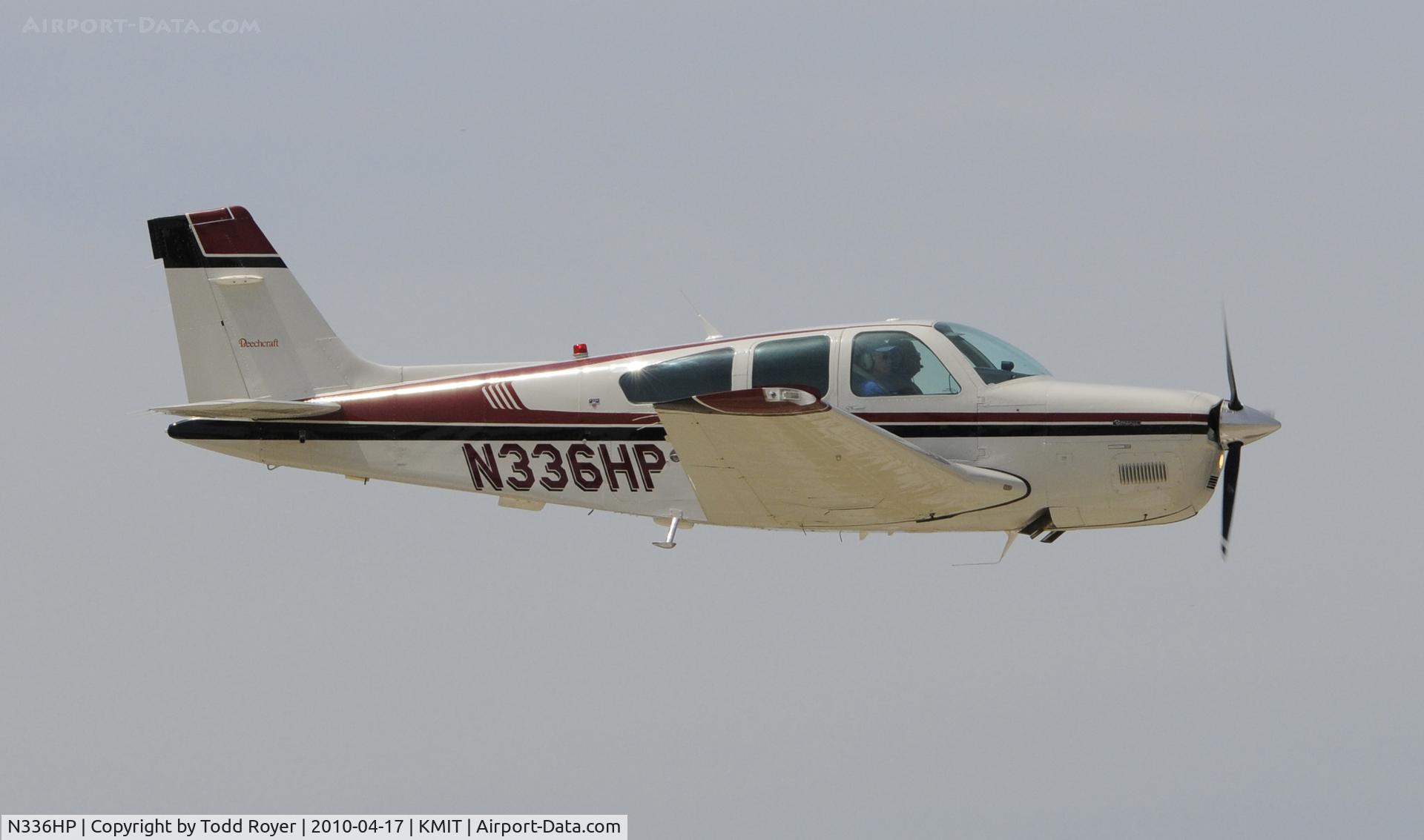 N336HP, 1989 Beech F33A Bonanza C/N CE1312, Minter Field fly in 2010