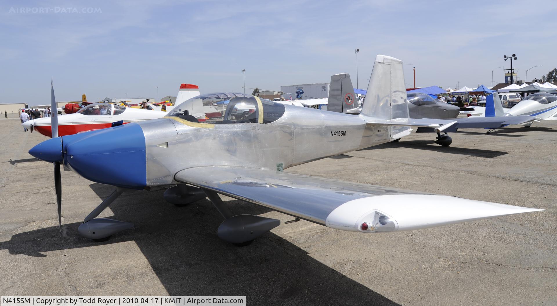 N415SM, 2007 Vans RV-7A C/N 71844, Minter Field fly in 2010