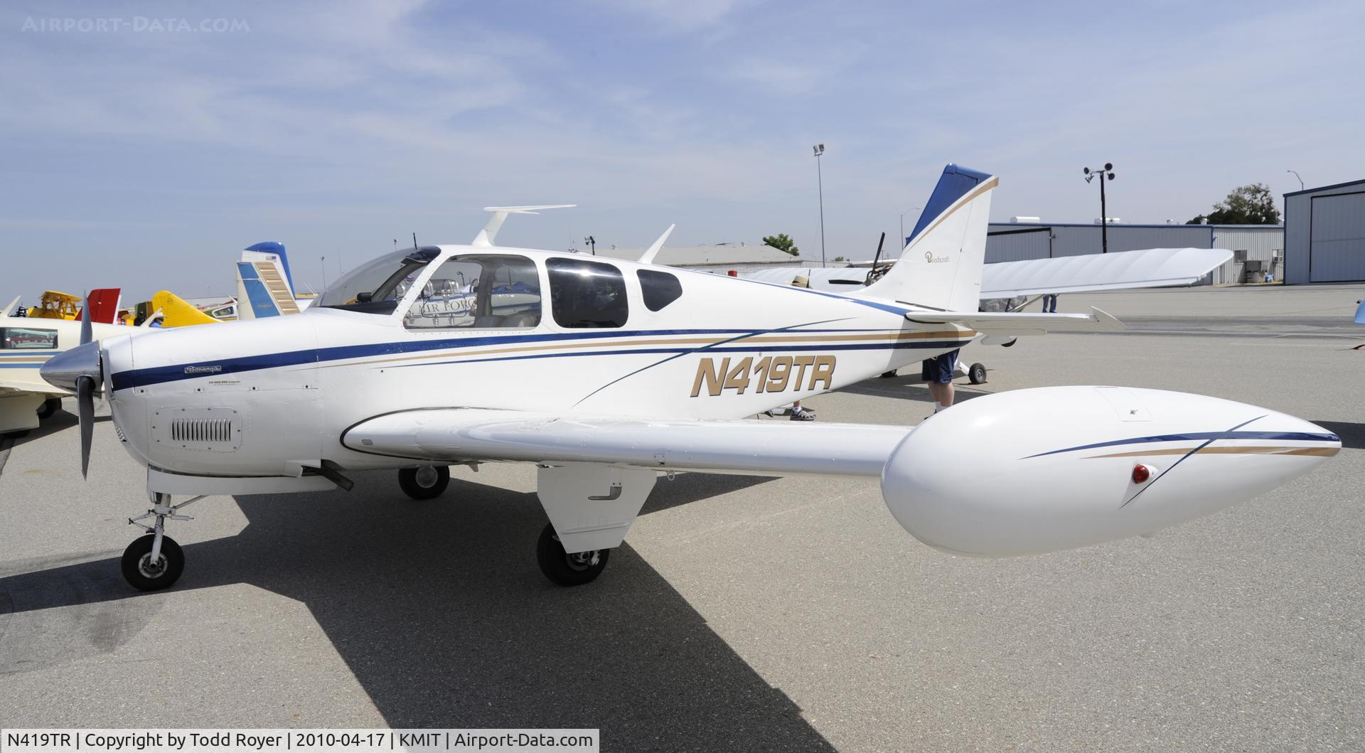 N419TR, 1961 Beech 35-B33 Debonair C/N CD-411, Minter Field fly in 2010
