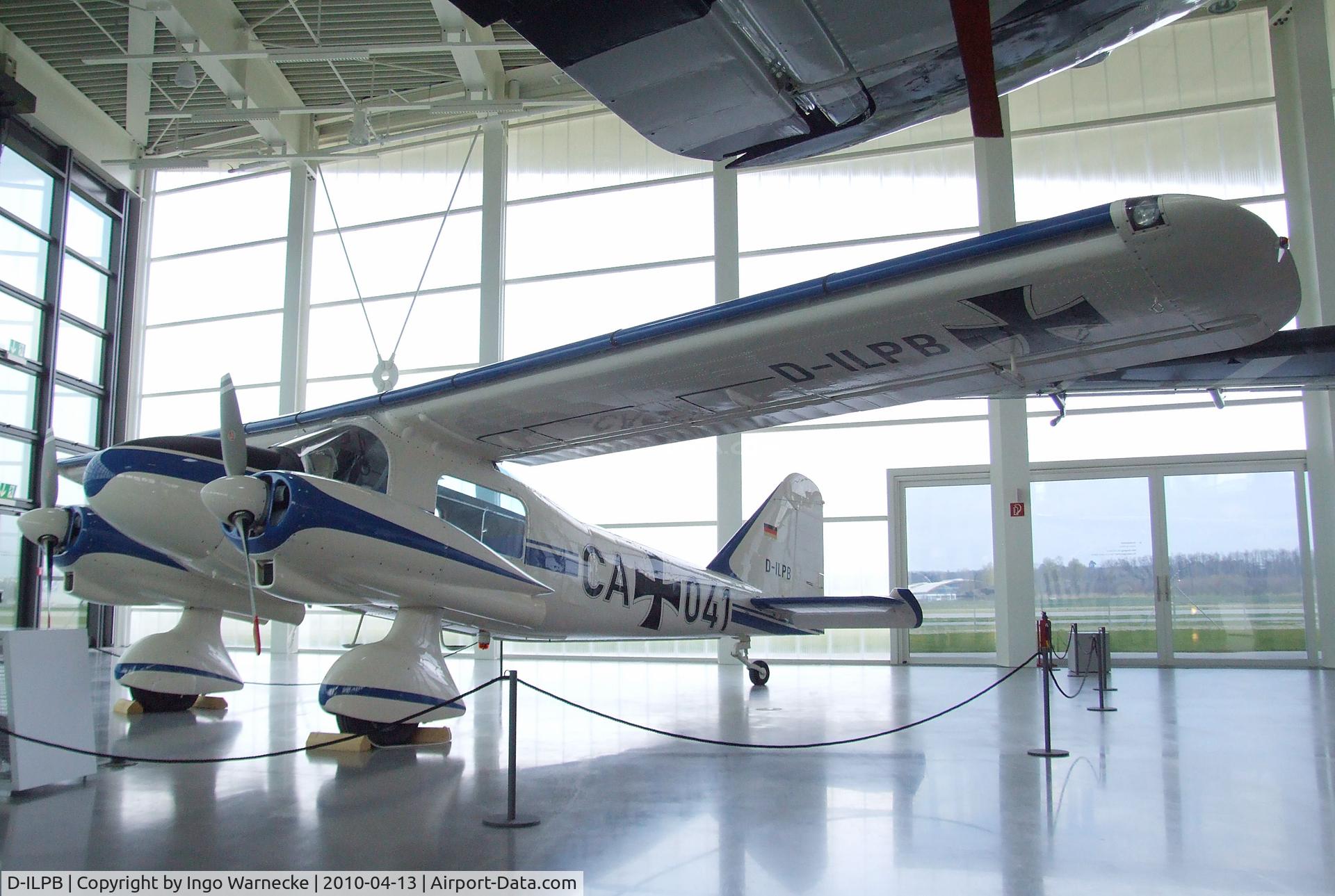 D-ILPB, 1961 Dornier Do-28A-1 C/N 3015, Dornier Do 28A-1 (shown in its former identity as Luftwaffe VIP-transport) at the Dornier Museum, Friedrichshafen