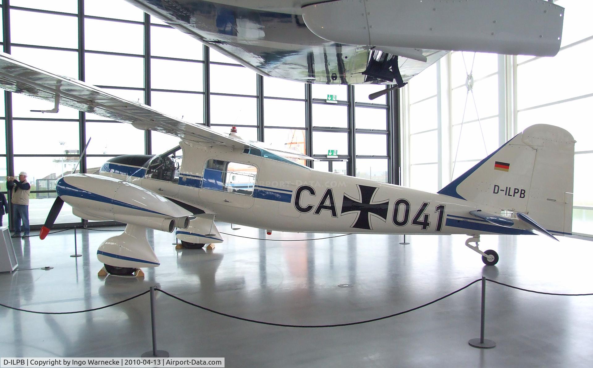 D-ILPB, 1961 Dornier Do-28A-1 C/N 3015, Dornier Do 28A-1 (shown in its former identity as Luftwaffe VIP-transport) at the Dornier Museum, Friedrichshafen