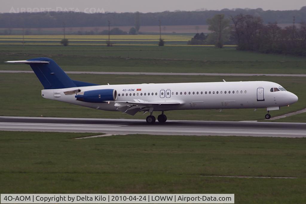 4O-AOM, 1990 Fokker 100 (F-28-0100) C/N 11321, Montenegro Airlines