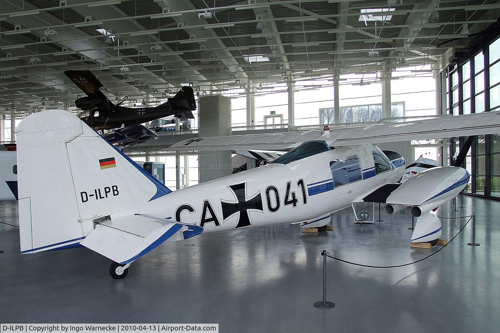 D-ILPB, 1961 Dornier Do-28A-1 C/N 3015, Dornier Do 28A-1 (shown in its former identity as Luftwaffe VIP-transport) at the Dornier Museum, Friedrichshafen