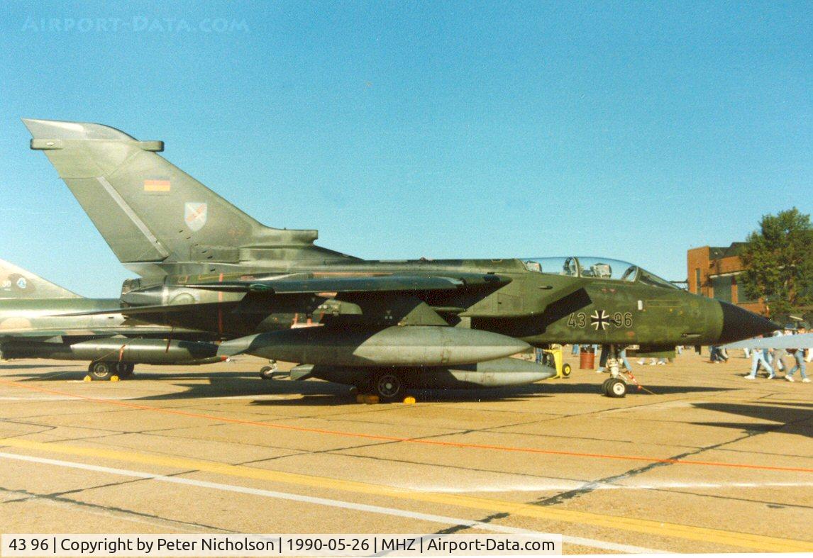 43 96, Panavia Tornado IDS C/N 248/GS064/4096, Tornado IDS of JBG-31 on display at the 1990 RAF Mildenhall Air Fete.