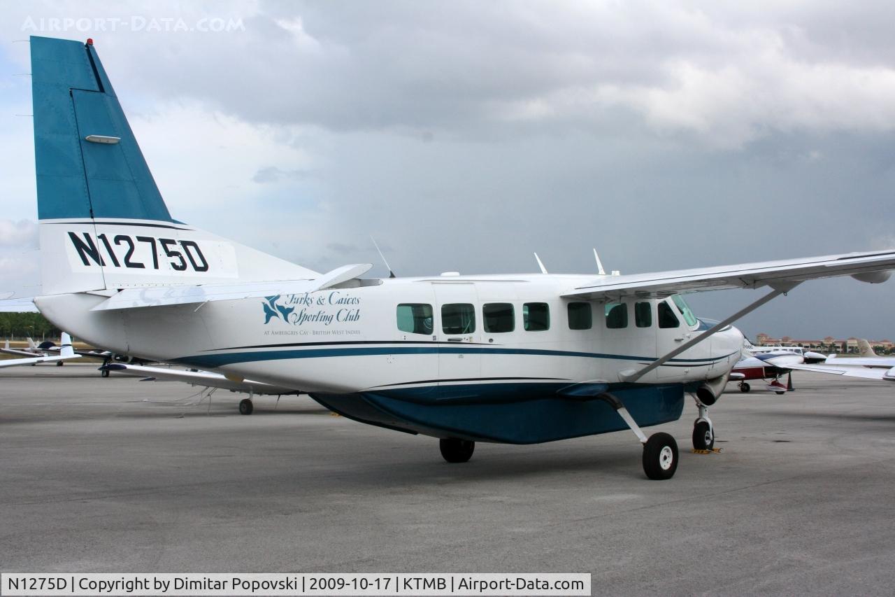 N1275D, 2005 Cessna 208B C/N 208B1149, This Caravan still had its old registration (VQ-TCSC) underneath its wing.