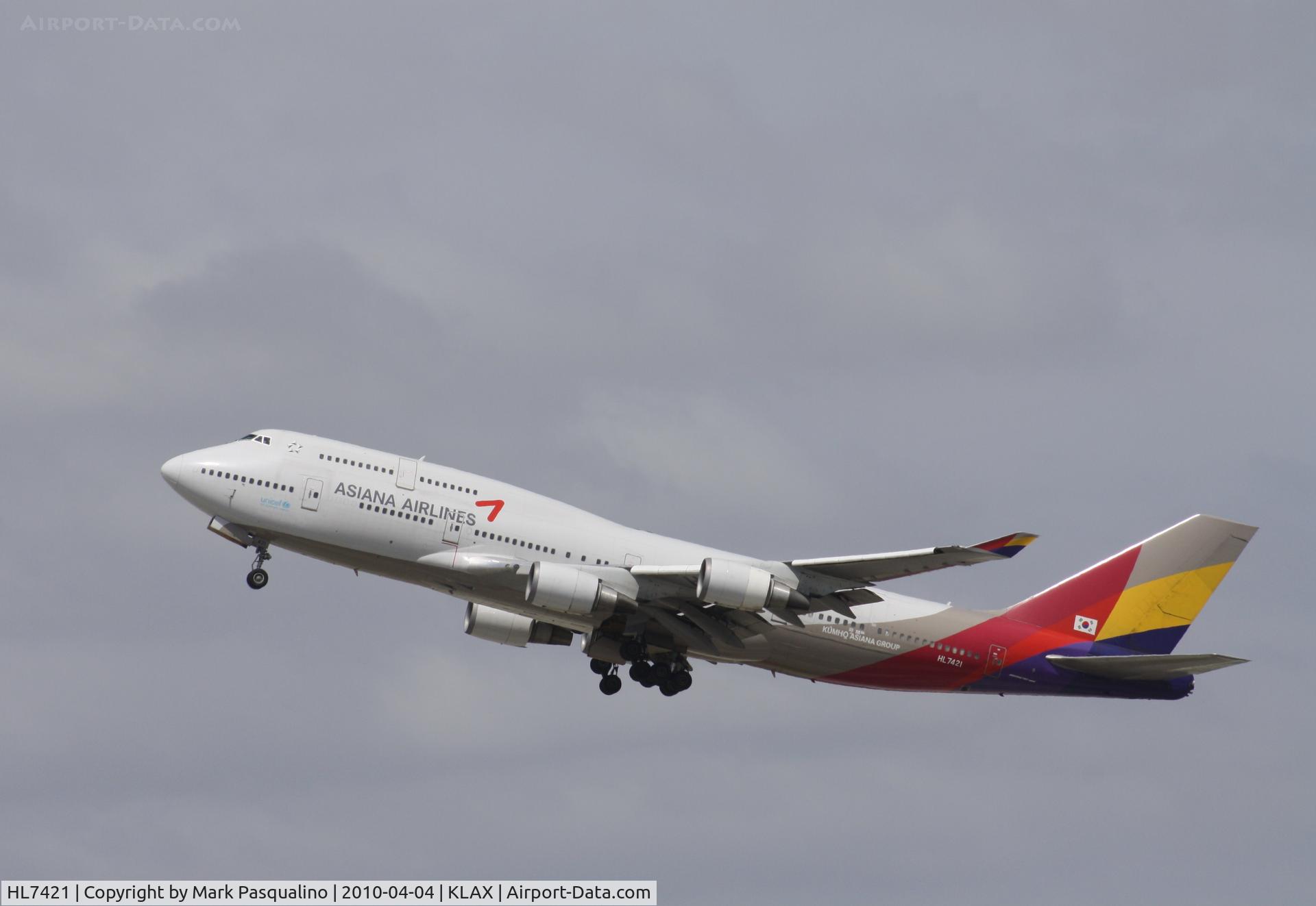 HL7421, 1996 Boeing 747-48EM C/N 25784, Boeing 747-400