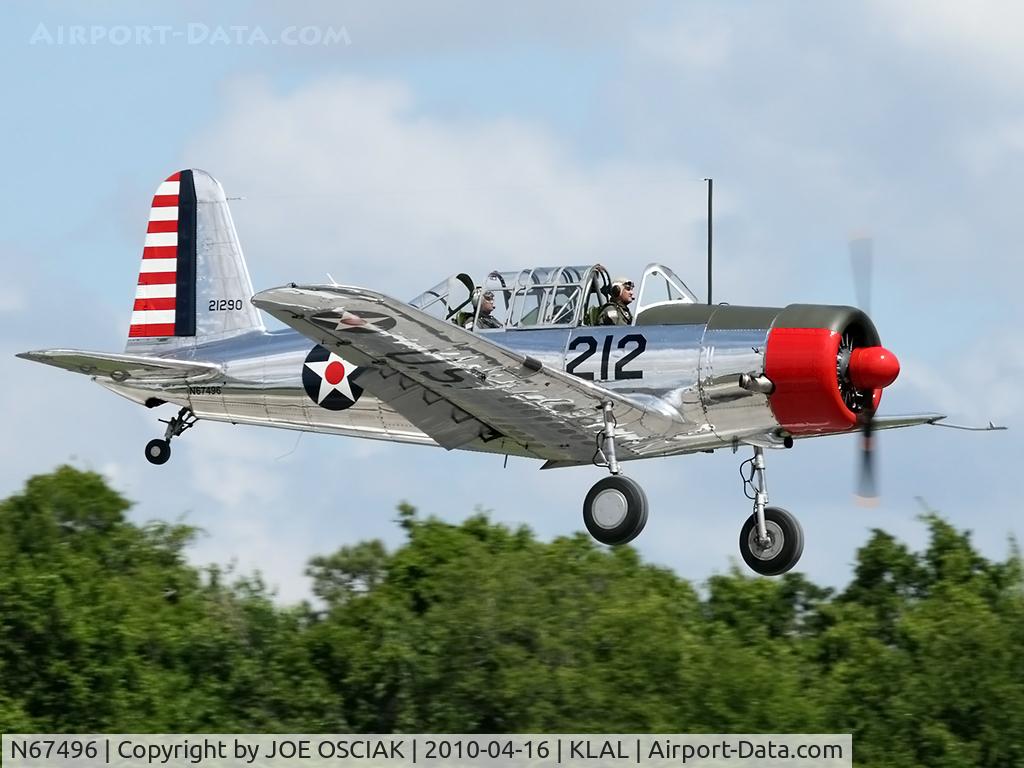 N67496, 1942 Consolidated Vultee BT-13A C/N 8042, @KLAL