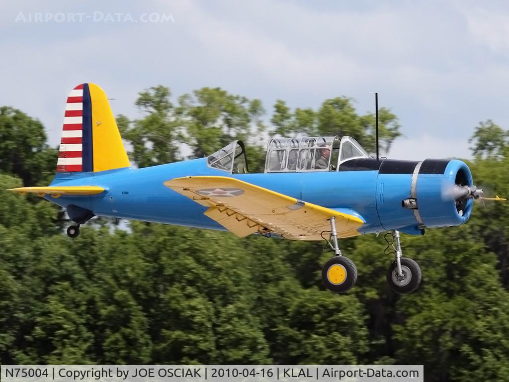 N75004, 1942 Convair BT-15 C/N 6720, @KLAL
