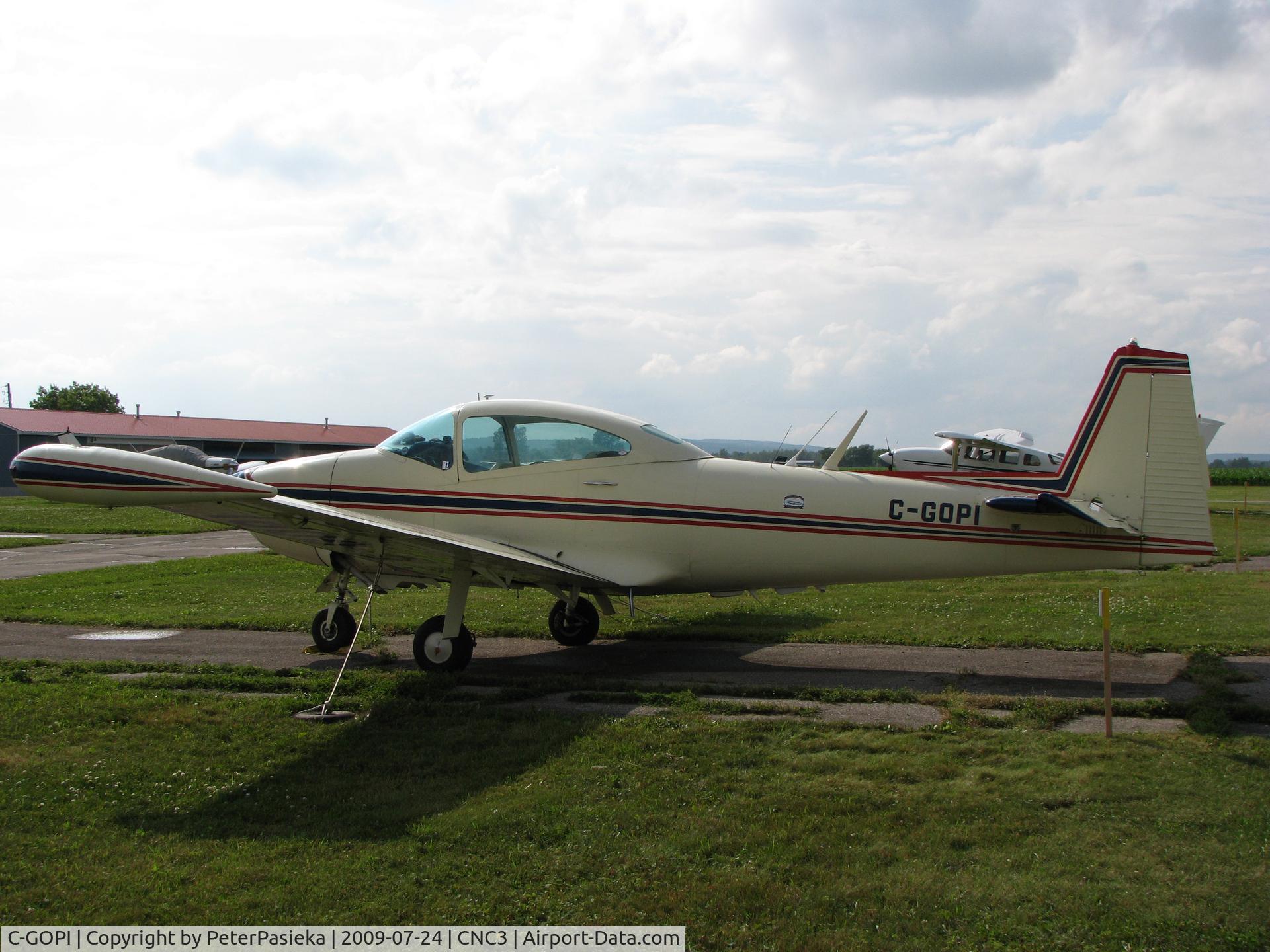 C-GOPI, North American Navion L-17A C/N NAV-4-1088, @ Brampton Airport