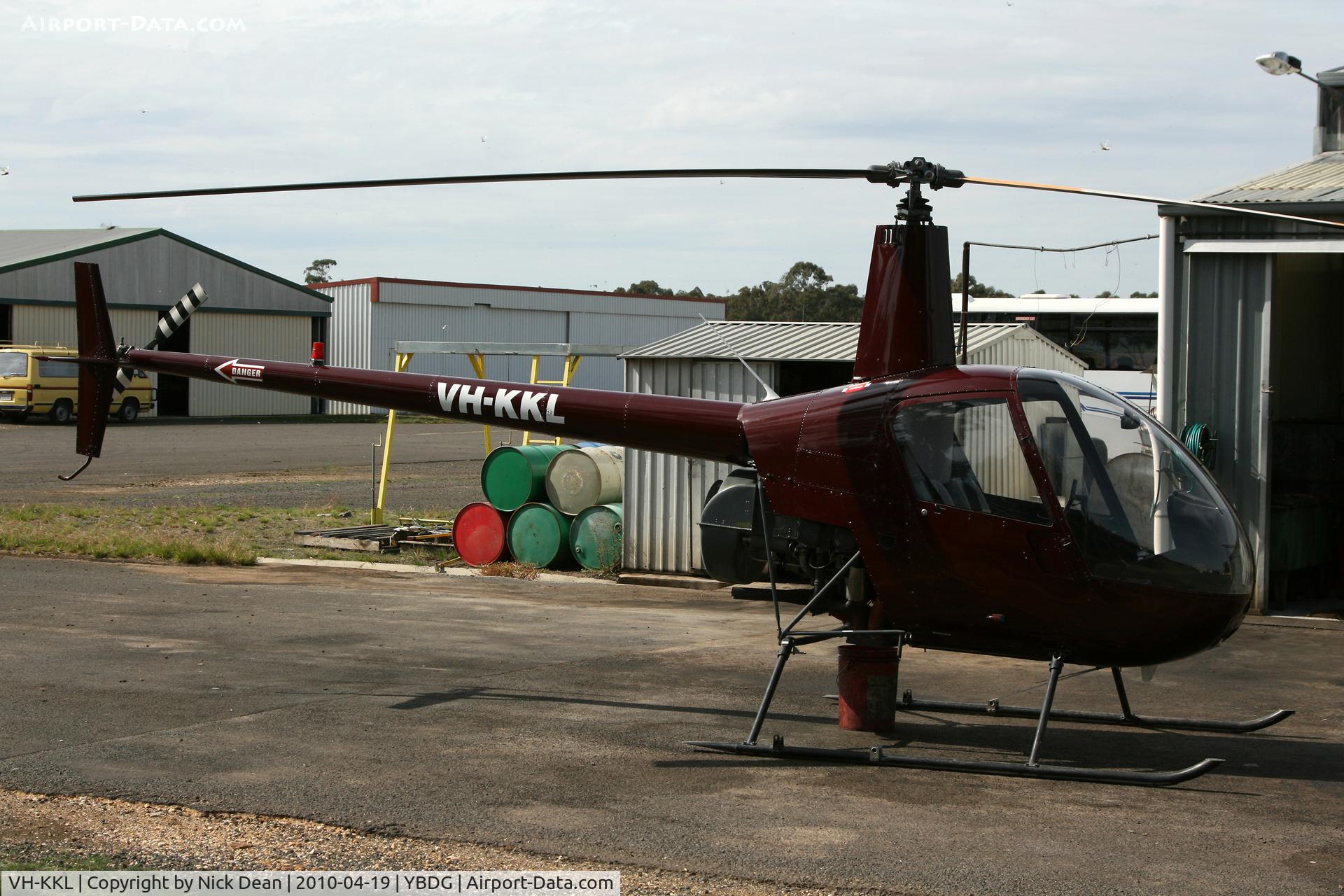 VH-KKL, 1990 Robinson R22 BETA C/N 1311, YBDG