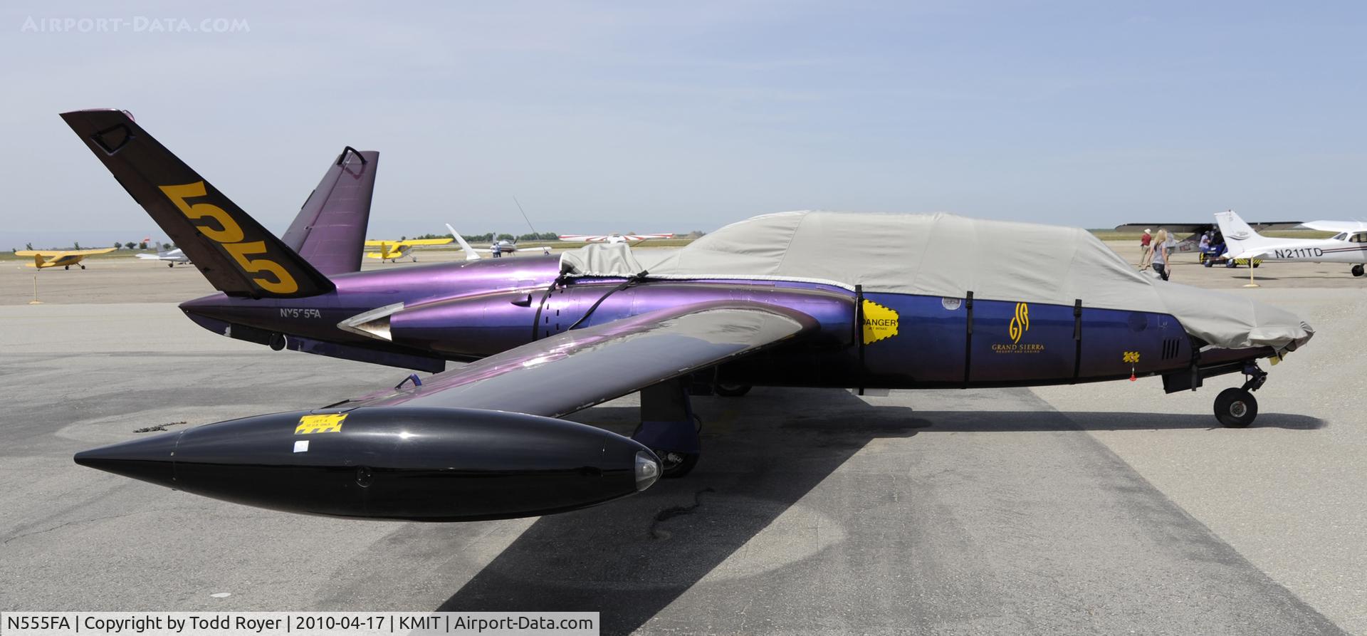 N555FA, 1968 Fouga CM-170 Magister C/N 555, Minter Field fly in 2010