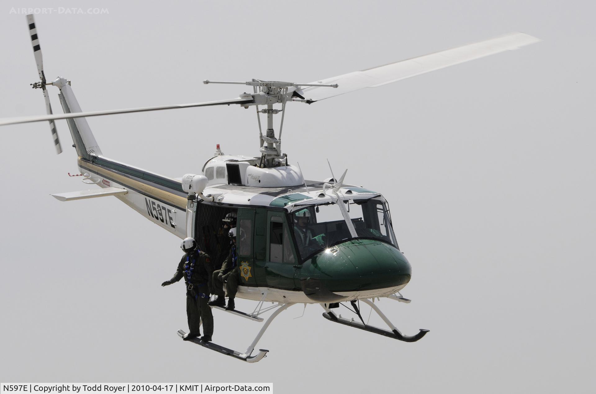 N597E, Bell UH-1H C/N 70-16291, Minter Field fly in 2010