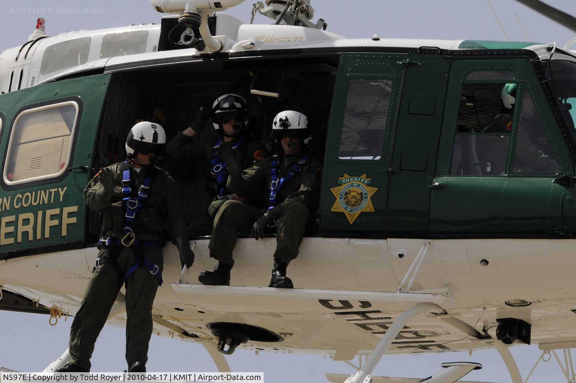 N597E, Bell UH-1H C/N 70-16291, Minter Field fly in 2010
