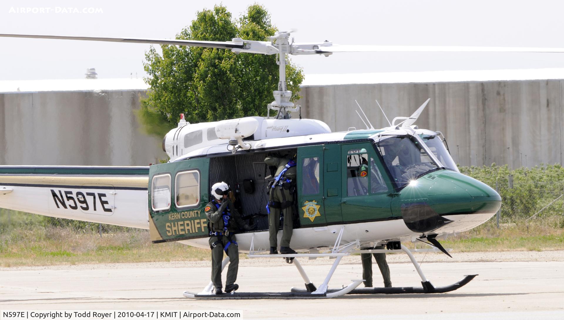 N597E, Bell UH-1H C/N 70-16291, Minter Field fly in 2010