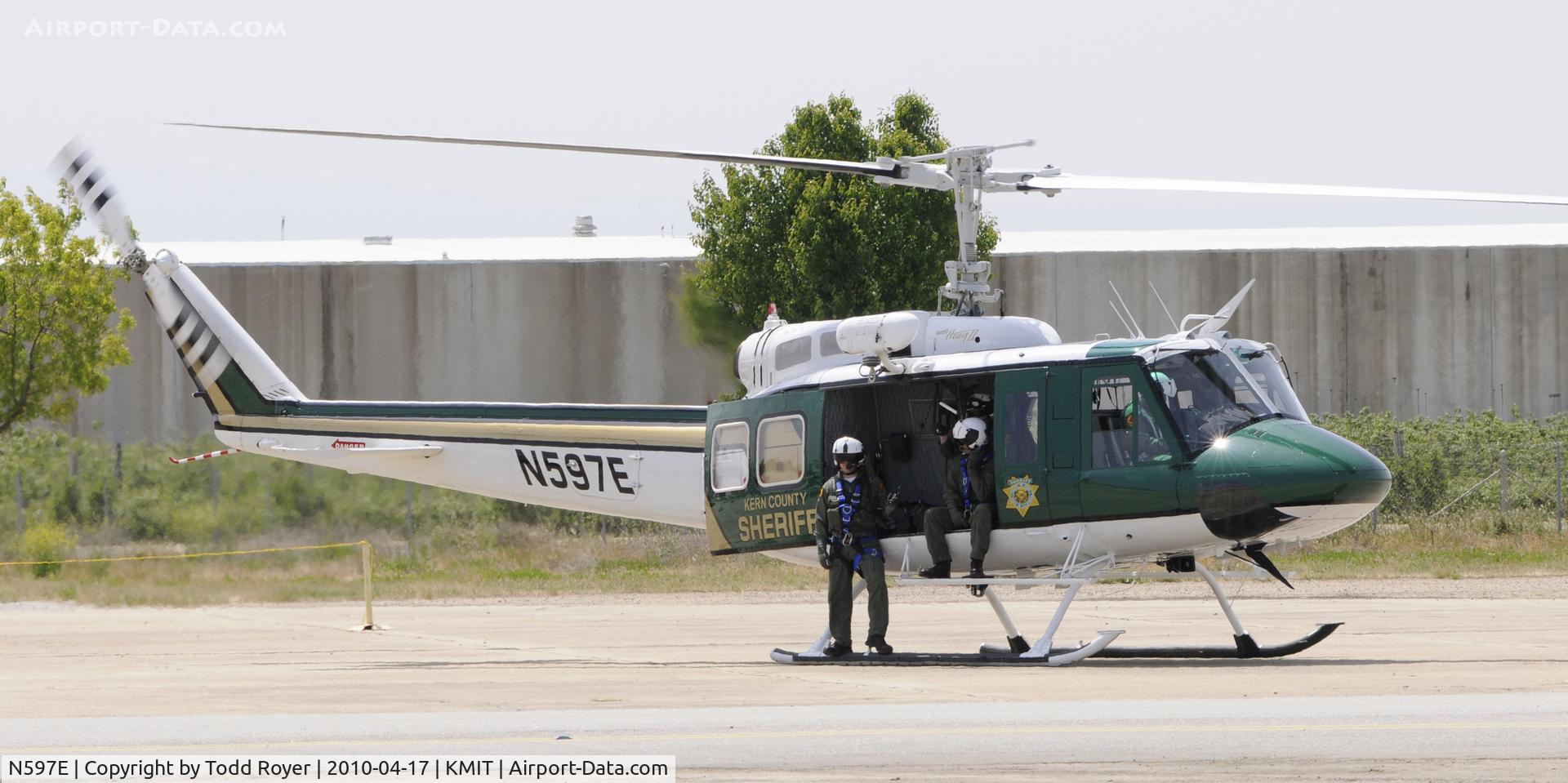 N597E, Bell UH-1H C/N 70-16291, Minter Field fly in 2010